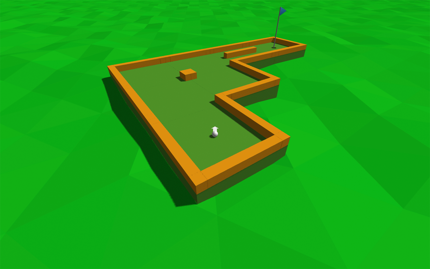 Screenshot Minigolf Level 1